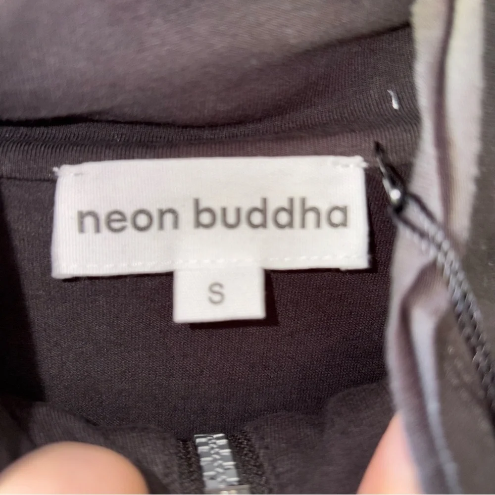 Neon Buddha Gray Jacket Peplum Style - Picture 4 of 6